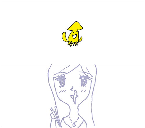 鼻からイカソーメン